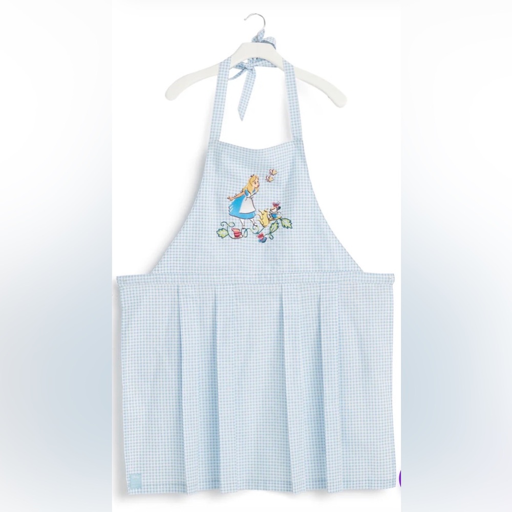SOLD OUT APRON VERA Bradley Alice in Wonderland Gingham Disney tea party